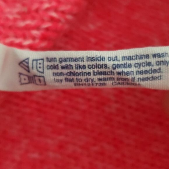 Aéropostale Cable Knit Neon Pink Middy Cardigan - Picture 10 of 11